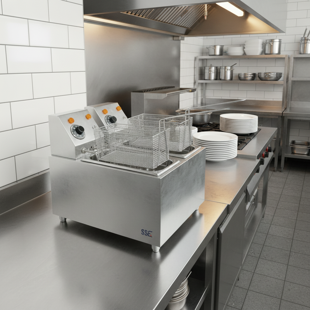 Double Deep Fat Fryer