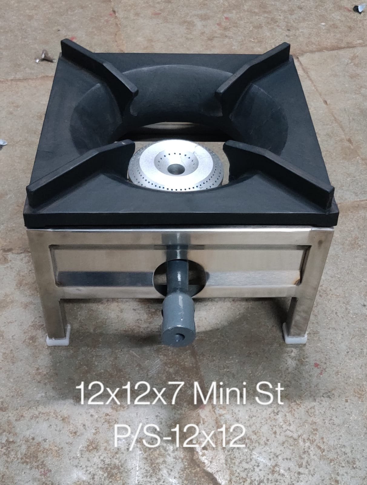 1 burner square iron gas stove Mini Stand