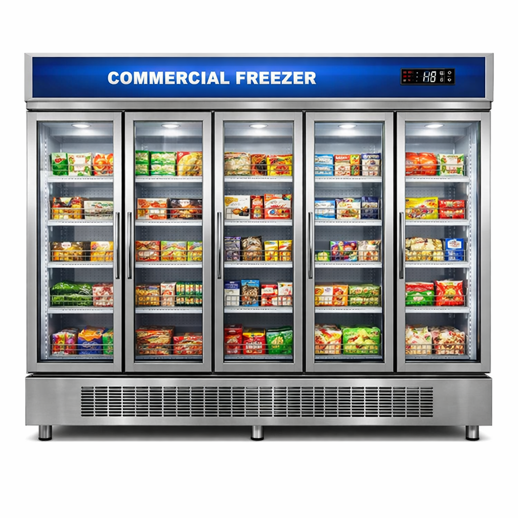 Commercial Vertical Freezer 5 door 1000 Ltr in Madhya Pradesh