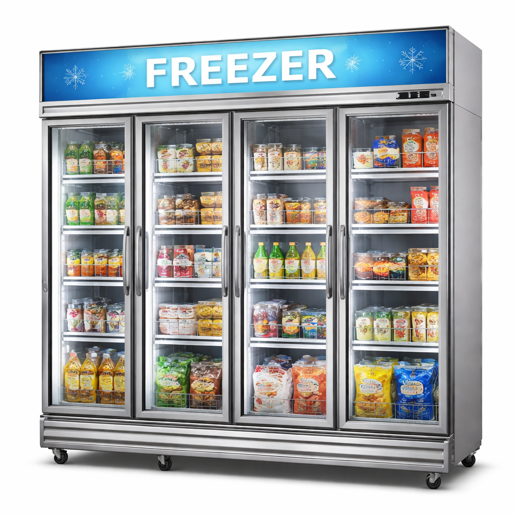 Commercial Vertical Freezer 6 door 800 ltr in Gujarat